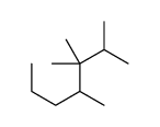 2,3,3,4-tetramethylheptane Structure