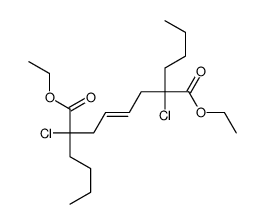 diethyl 2,7-dibutyl-2,7-dichlorooct-4-enedioate Structure