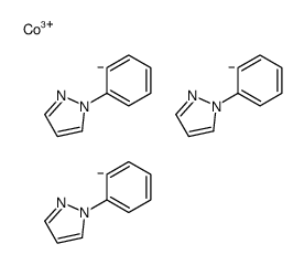 cobalt(3+),1-phenylpyrazole结构式