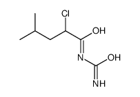 N-carbamoyl-2-chloro-4-methylpentanamide Structure