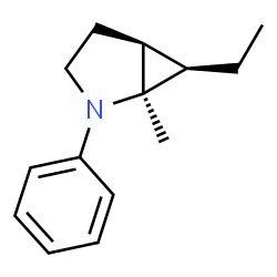 2-Azabicyclo[3.1.0]hexane,6-ethyl-1-methyl-2-phenyl-,(1R,5S,6R)-rel-(9CI) picture