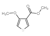 Methyl 4-methoxythiophene-3-carboxylate structure