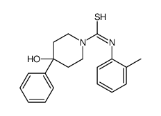 4-hydroxy-N-(2-methylphenyl)-4-phenylpiperidine-1-carbothioamide Structure