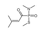 1-[dimethylamino(methylsulfanyl)phosphoryl]-3-methylbut-2-en-1-one Structure