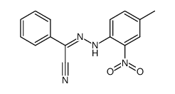 (4-methyl-2-nitro-phenylhydrazono)-phenyl-acetonitrile Structure