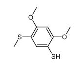 2,4-Dimethoxy-(5-methylthio)thiophenol结构式