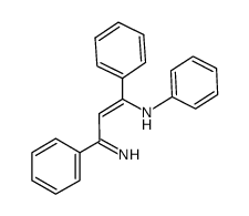 3-imino-1,3,N-triphenylprop-1-enylamine Structure