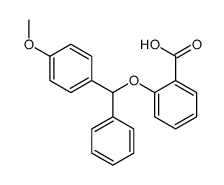 2-[(4-methoxyphenyl)-phenylmethoxy]benzoic acid结构式