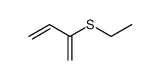 ethyl 1,3-butadien-2-yl sulfide Structure