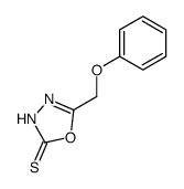 5-PHENOXYMETHYL)-1,3,4-OXADIAZOLE-2-THIOL Structure