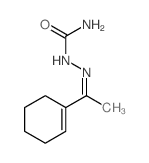 Ketone, 1-cyclohexen-1-yl methyl, semicarbazone structure