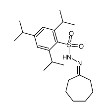 cycloheptanone (2,4,6-triisopropylbenzenesulfonyl)hydrazone结构式