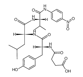 Suc-D-Tyr-D-Leu-L-Val-pNA Structure