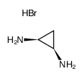 cis-1,2-cyclopropanediammonium dibromide Structure