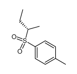 (-)-(S)-p-tolyl s-butyl sulphone结构式