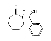 (S*,R*)-2-hydroxyphenylmethyl-1-cycloheptanone Structure