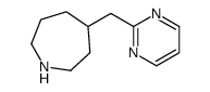 4-(pyrimidin-2-ylmethyl)azepane Structure