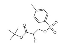 Tert-Butyl 2-Fluoro-3-(4-toluenesulfonyloxy)propanoate结构式