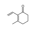 3-methyl-2-vinyl-2-cyclohexen-1-one Structure