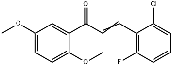 (2E)-3-(2-chloro-6-fluorophenyl)-1-(2,5-dimethoxyphenyl)prop-2-en-1-one picture