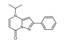 2-phenyl-4-propan-2-ylpyrazolo[1,5-a]pyrimidin-7-one结构式