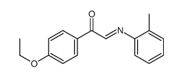 1-(4-ethoxyphenyl)-2-(2-methylphenyl)iminoethanone Structure