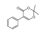 2,2-dimethyl-5-phenyl-1,3-dioxin-4-one Structure