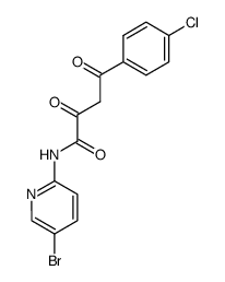 N-(5-bromo-pyridin-2-yl)-4-(4-chlorophenyl)-2,4-dioxo-butyramide结构式