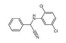 (2,5-Dichloro-phenylamino)-phenyl-acetonitrile结构式