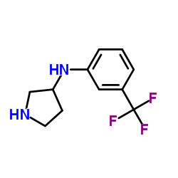 PYRROLIDIN-3-YL-(3-TRIFLUOROMETHYL-PHENYL)-AMINE Structure