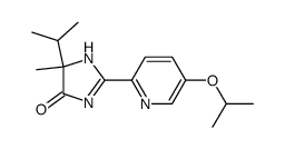 2-(5-isopropoxy-2-pyridyl)-5-isopropyl-5-methyl-2-imidazolin-4-one Structure