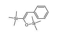 (E)-β-(Trimethylsiloxy)-β-(trimethylsilyl)styrene Structure