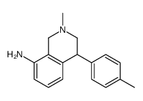 2-methyl-4-(4-methylphenyl)-3,4-dihydro-1H-isoquinolin-8-amine Structure