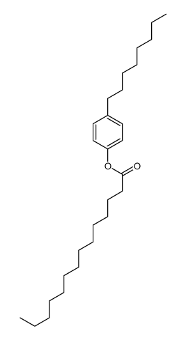 (4-octylphenyl) tetradecanoate结构式