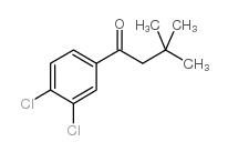 3',4'-DICHLORO-3,3-DIMETHYLBUTYROPHENONE结构式