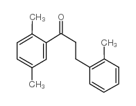 2',5'-DIMETHYL-3-(2-METHYLPHENYL)PROPIOPHENONE Structure