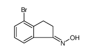 1H-Inden-1-one, 4-bromo-2,3-dihydro-, oxime Structure