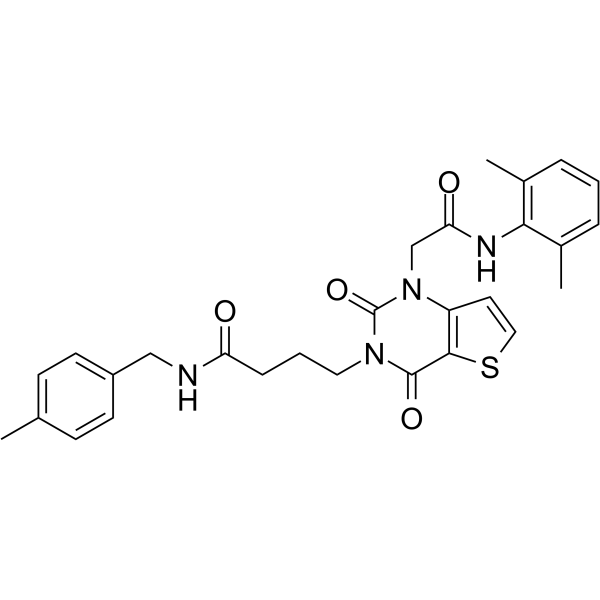 SARS-CoV-2 nsp13-IN-5 Structure