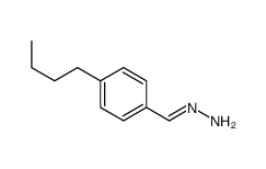 (E)-(4-butylphenyl)methylidenehydrazine Structure