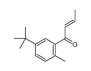 1-(5-tert-butyl-2-methylphenyl)but-2-en-1-one结构式