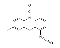 3-(o-isocyanatobenzyl)-p-tolyl isocyanate structure