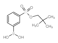 (3-((NEOPENTYLOXY)SULFONYL)PHENYL)BORONIC ACID Structure