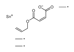 1-O-prop-2-enyl 4-O-triethylstannyl but-2-enedioate结构式