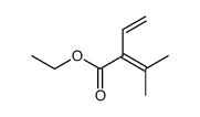 3-Methyl-2-vinyl-crotonsaeureethylester Structure