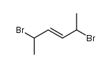 2,5-dibromo-hex-3-ene Structure