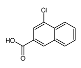 4-chloronaphthalene-2-carboxylic acid结构式