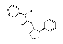 (1R,2R)-cis-2-Phenylcyclopentyl (R)-mandelate ester Structure