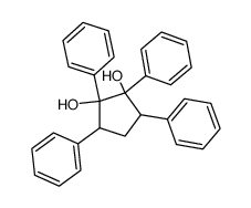 1,2,3,5-tetraphenyl-cyclopentane-1,2-diol Structure