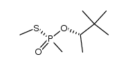 S-(-) [S-(+)-O-pinacolyl] S-methyl methylphosphonothioate Structure