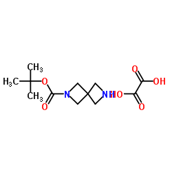 tert-Butyl 2,6-diazaspiro[3,3]heptane-2-carboxylate hemioxalate Structure